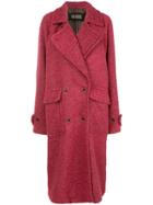 Uma Wang Double Breasted Coat - Red