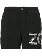 Kenzo Logo Swim Shorts - Black