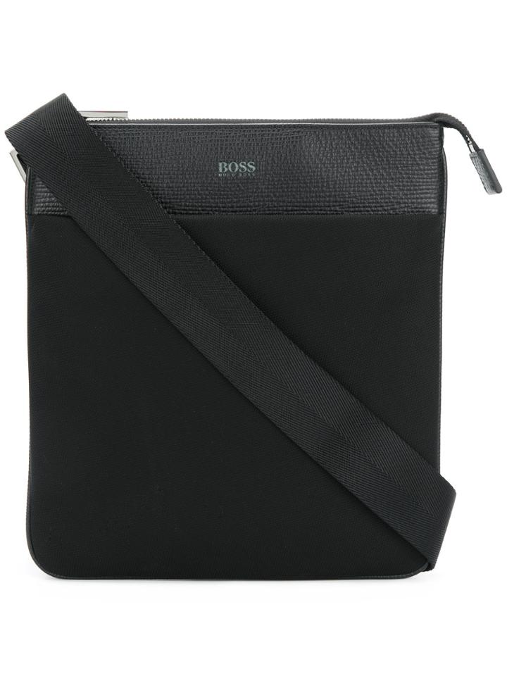 Boss Hugo Boss Embossed Logo Shoulder Bag - Black