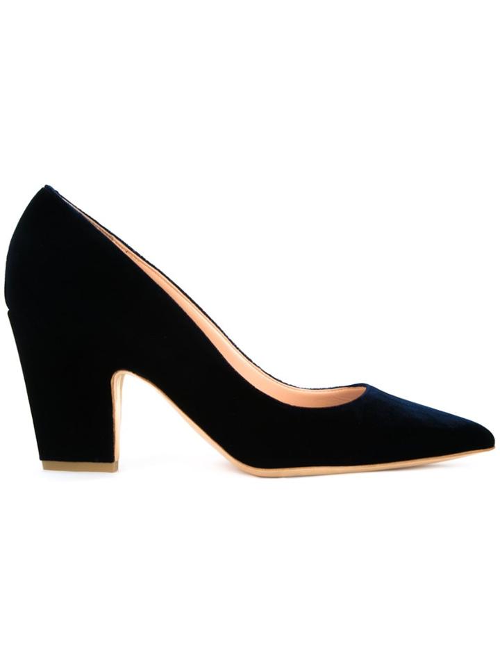 Rupert Sanderson Pointed Toe Pumps - Blue