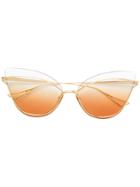 Dita Eyewear Double Frame Nightbird-one Sunglasses - Yellow & Orange