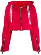 Khrisjoy Cropped Padded Jacket - Red