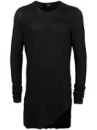 Lost & Found Ria Dunn Intarsia T-shirt, Men's, Size: Small, Black, Linen/flax/cotton/spandex/elastane