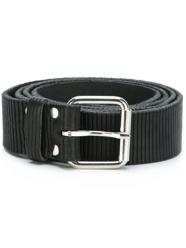 Comme Des Garçons Shirt Leather Belt, Men's, Black, Leather