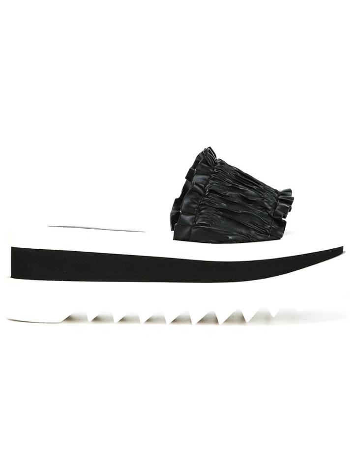 Stella Mccartney Platform Pool Slides - Black