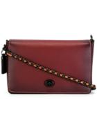 Coach Chain Strap Crossbody Bag - Red