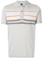 Astrid Andersen Classic Polo With Stripes - Grey