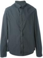 Transit Classic Button Down Shirt, Men's, Size: M, Grey, Cotton/spandex/elastane