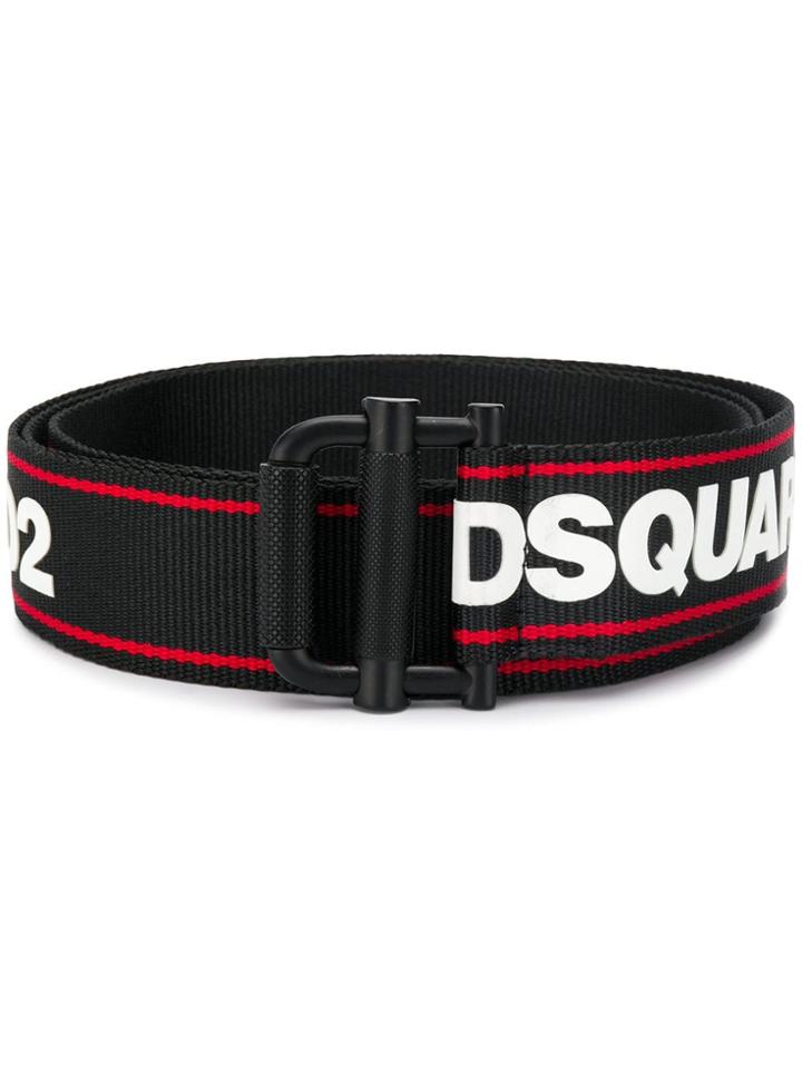 Dsquared2 Logo Tape Belt - Black