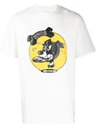 Buscemi Nervous Dog Print T-shirt - White