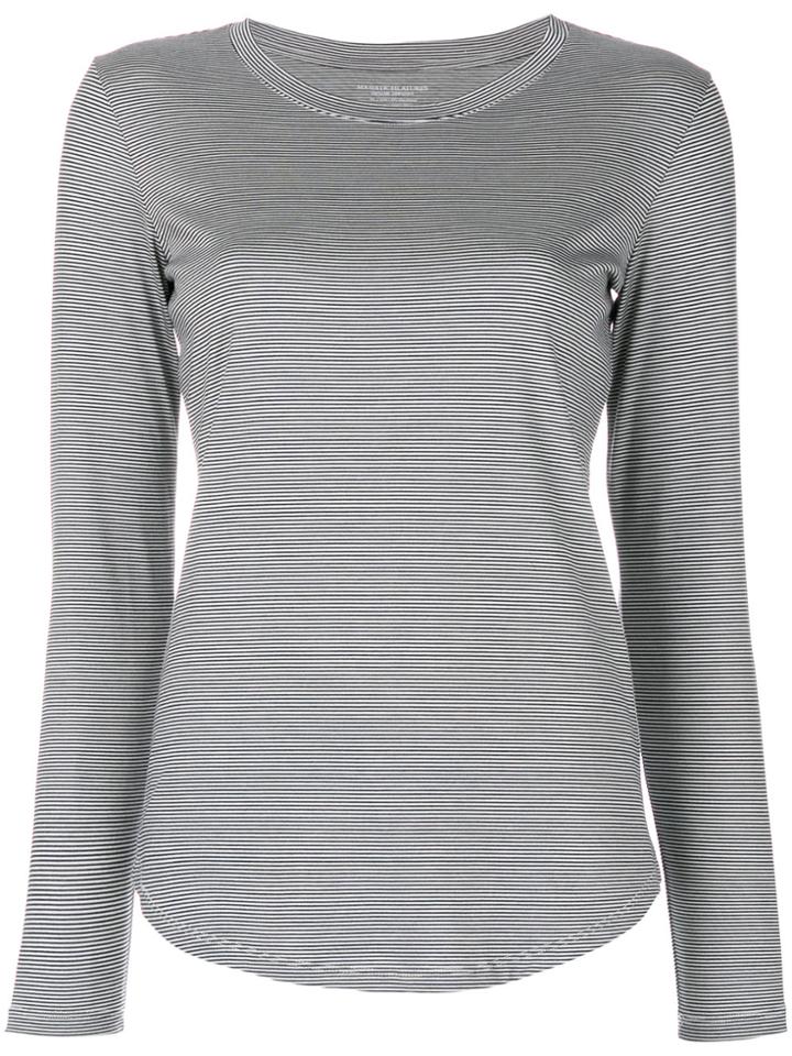 Majestic Filatures Pinstripe Top - Blue