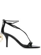 Stella Mccartney Lace-up T-bar Sandals - Black