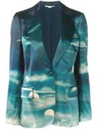 Stella Mccartney Moon Rise Printed Blazer - Blue