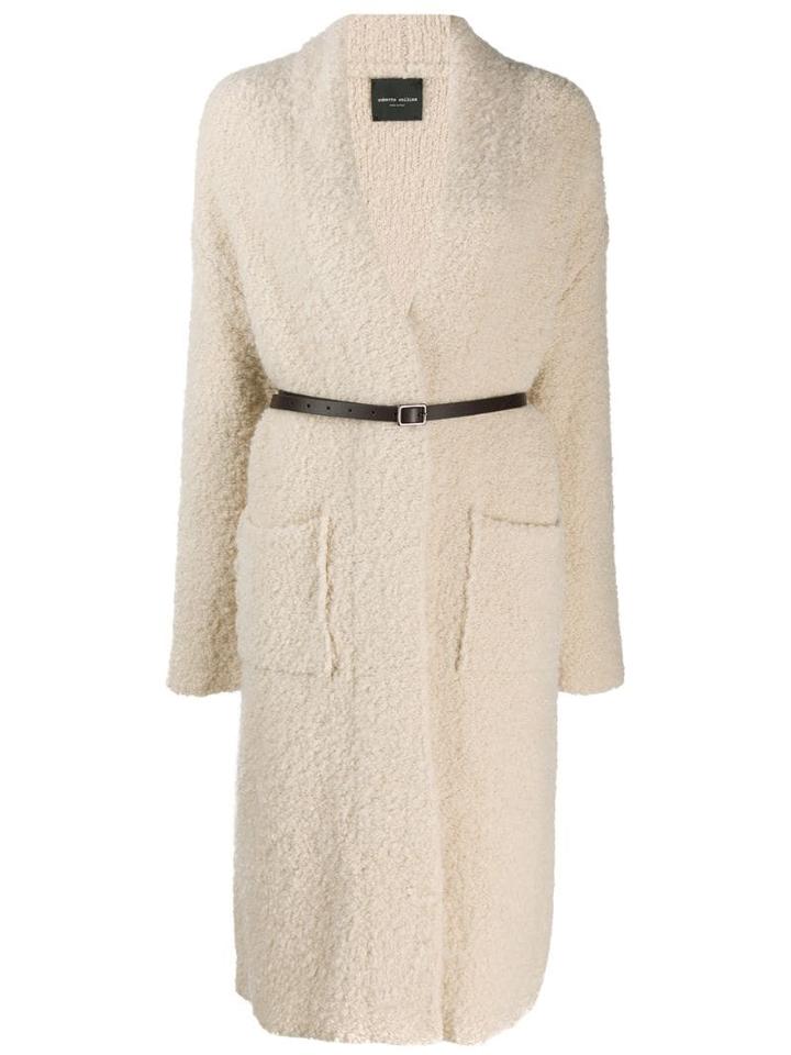 Roberto Collina Shearling Cardigan - Neutrals