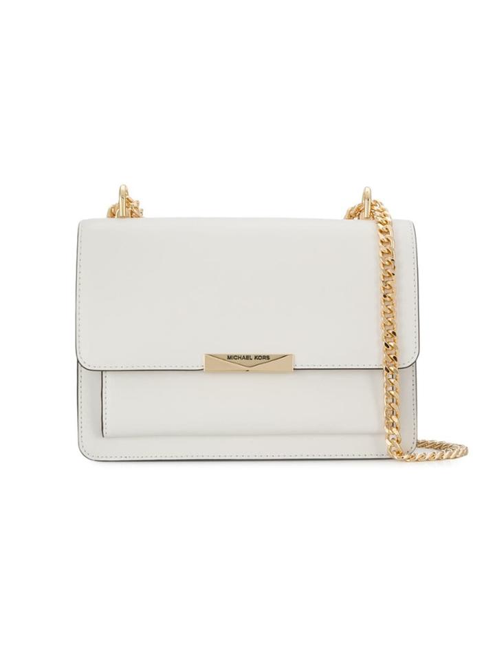 Michael Michael Kors Jade Chain Shoulder Bag - White