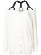 Moschino Harness Cardigan - White