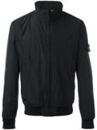 Stone Island Zip Jacket, Men's, Size: Xl, Black, Polyester/polyamide