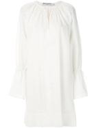 Reinaldo Lourenço Textured Short Dress - White