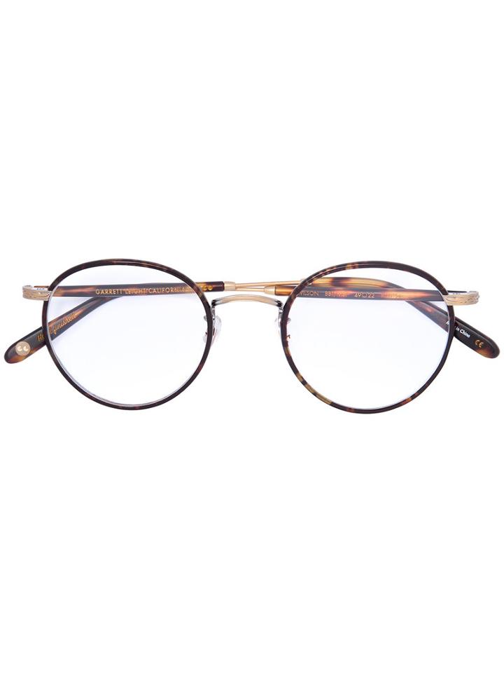 Wilson Glasses - Unisex - Steel - 49, Brown, Steel, Garrett Leight