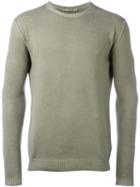 Ermanno Scervino Crew Neck Jumper, Men's, Size: 54, Green, Cotton