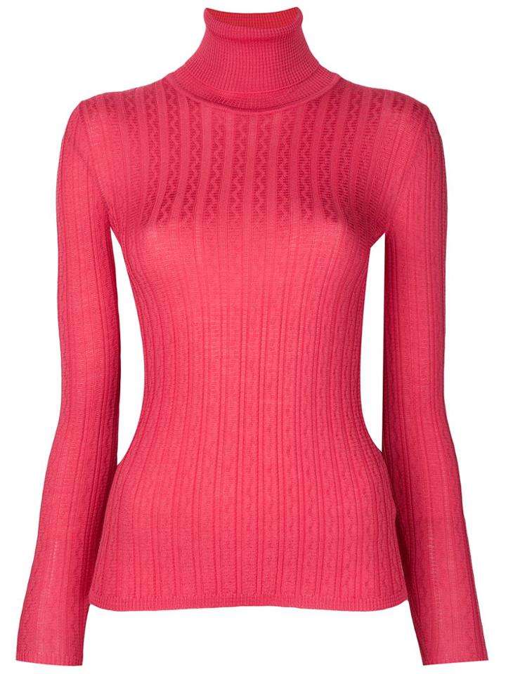 M Missoni Knit Sweater - Pink & Purple