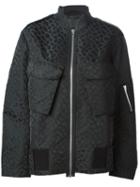 Alexander Wang Leopard Print Bomber Jacket