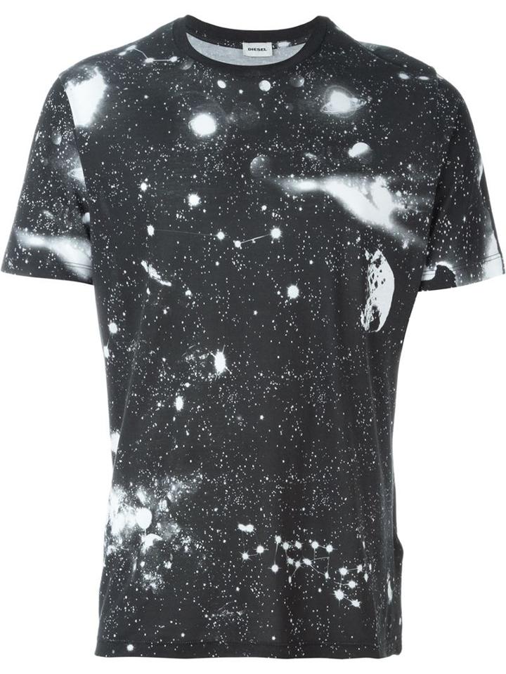 Diesel Star Sky Motif T-shirt