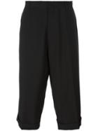 Études - 'first Thing' Shorts - Men - Viscose/virgin Wool - 48, Black, Viscose/virgin Wool