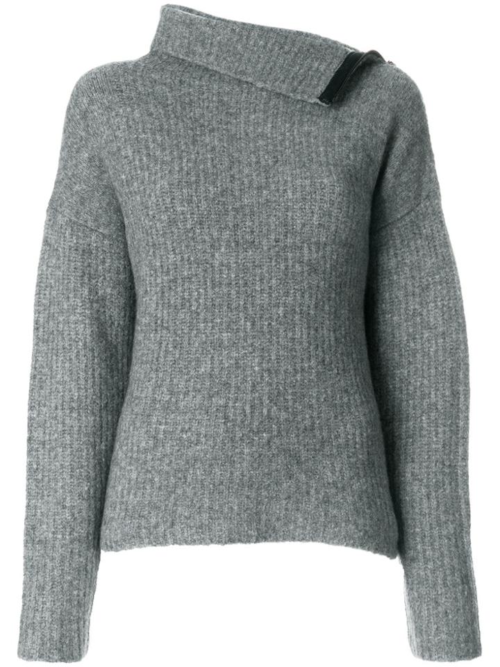 Rag & Bone Lyza Turtleneck Sweater - Grey