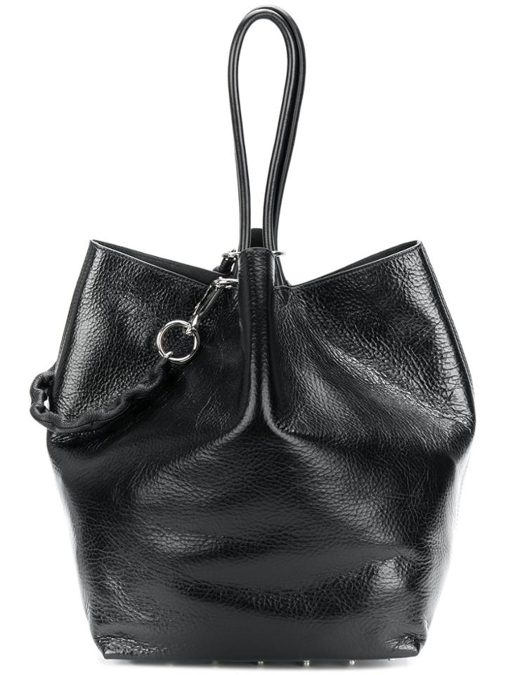Alexander Wang Large Roxy Bucket Tote Bag - Black