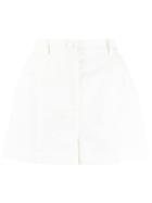 Dolce & Gabbana Floral Jacquard Shorts - White