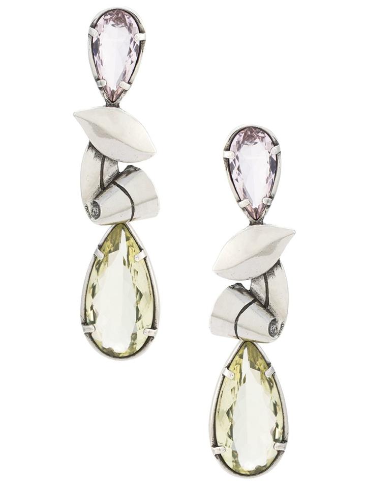 Camila Klein Teardrop Caracol Earrings - Metallic