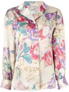 Moschino Vintage Floral Printed Blouse - Multicolour