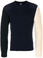 Calvin Klein 205w39nyc Contrast Knit Sweater - Blue