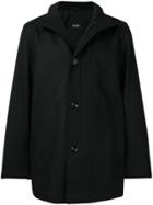 Boss Hugo Boss Stand Up Collar Coat - Black