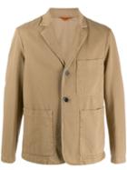 Barena Single-breasted Fitted Blazer - Neutrals