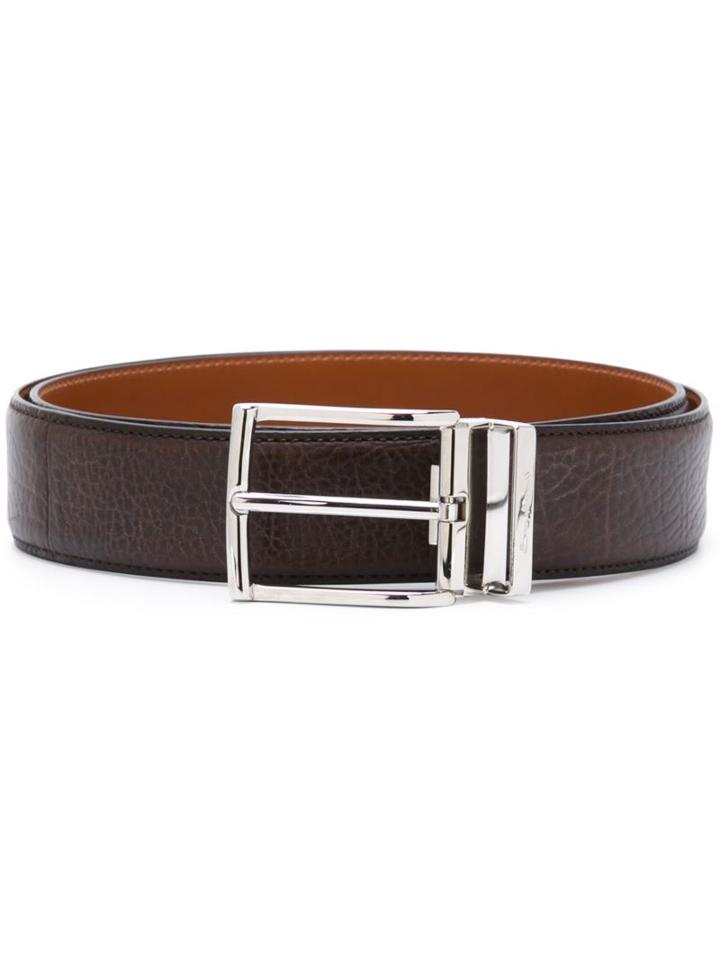 Santoni Classic Textured Belt