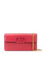 Valentino Valentino Garavani Vring Wallet On Chain - Pink
