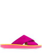Flamingos Crossover Slides - Purple