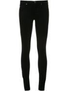 Ag Jeans Super Skinny Jeans, Women's, Size: 30, Black, Cotton/polyurethane