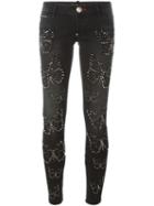 Philipp Plein 'all Of Me' Jeans, Women's, Size: 26, Black, Cotton/spandex/elastane