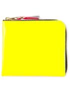 Comme Des Garçons Wallet 'new Super Fluo' Purse - Yellow