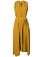 Veronique Leroy Wrap Dress - Yellow & Orange