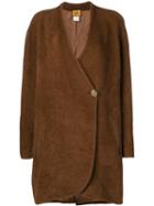Fendi Pre-owned Single Button Coat - Brown