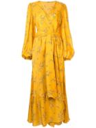 Johanna Ortiz Exotic Print Wrap Dress - Yellow