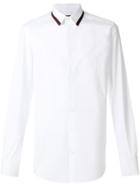Dolce & Gabbana Contrast Trim Collar Shirt - White