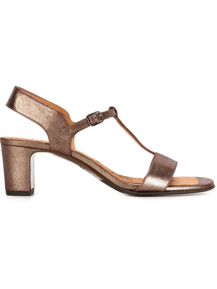 Chie Mihara Bruma Sandals, Women's, Size: 39, Brown, Calf Leather/leather/rubber