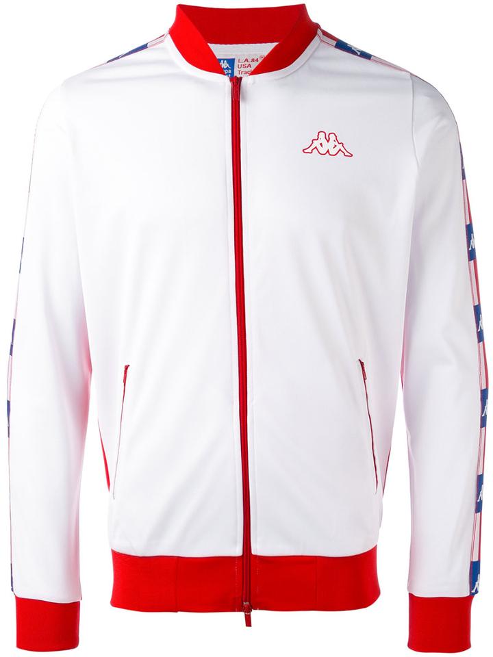 Kappa - Logo Zipped Jacket - Men - Polyester - L, White, Polyester