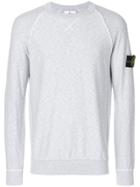 Stone Island Logo Fitted Sweatshirt - Pink & Purple
