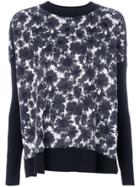 Marni Abstract Floral Sweater - Blue